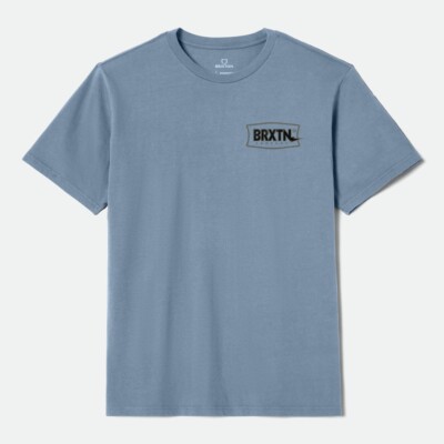 BRIXTON LIGHTNING TEE T-SHIRT GR: M BLUE