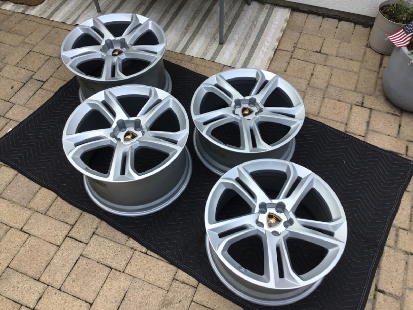 LAMBORGHINI GALLARDO APOLLO WHEEL WHEEL SET IN SILVER