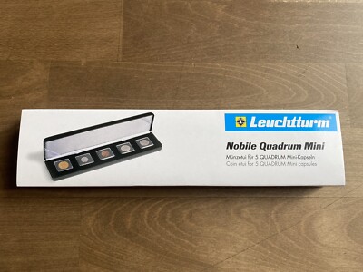 Leuchtturm Nobile Quadrum Mini 5 / Münzetui für 5x Quadrum Mini 38x38mm No360119