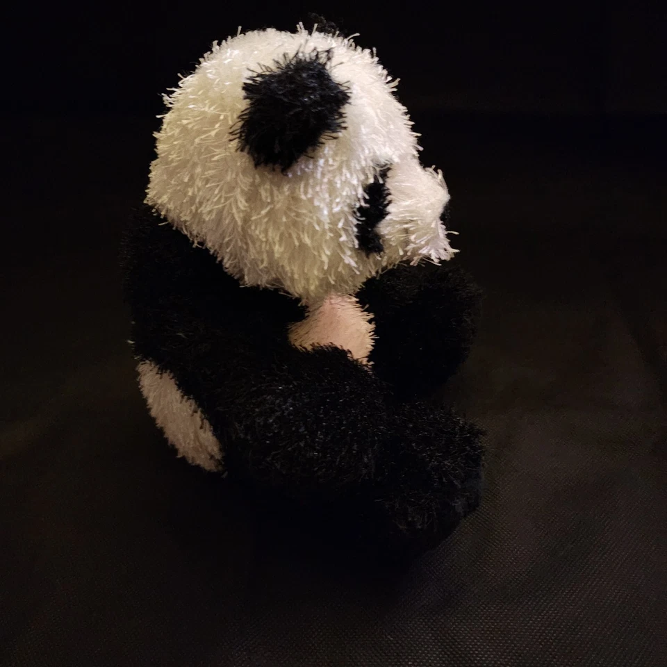 Ganz Webkinz Panda Bear 7 in Plush Black White Stuffed Animal Toy No Code - Image 4 of 4