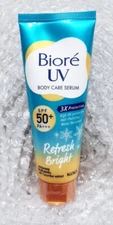 Biore UV Anti-Pollution Body Care Serum Refresh Bright SPF50+ PA+++ 50 ml.