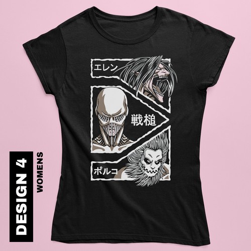 Colossal, Attack, & Armored Titan - Attack on Titan Anime: 9 Designs - Men Women - Bild 13 von 23