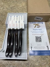 Cutco 4-Piece Table Knife Set 1759 Classic w/ Wall/Drawer Tray New/open pkg 1864
