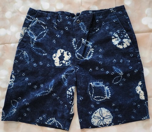 Polo Ralph Lauren Shorts Blue Floral Chino Classic SIZE 18 EXELLENT