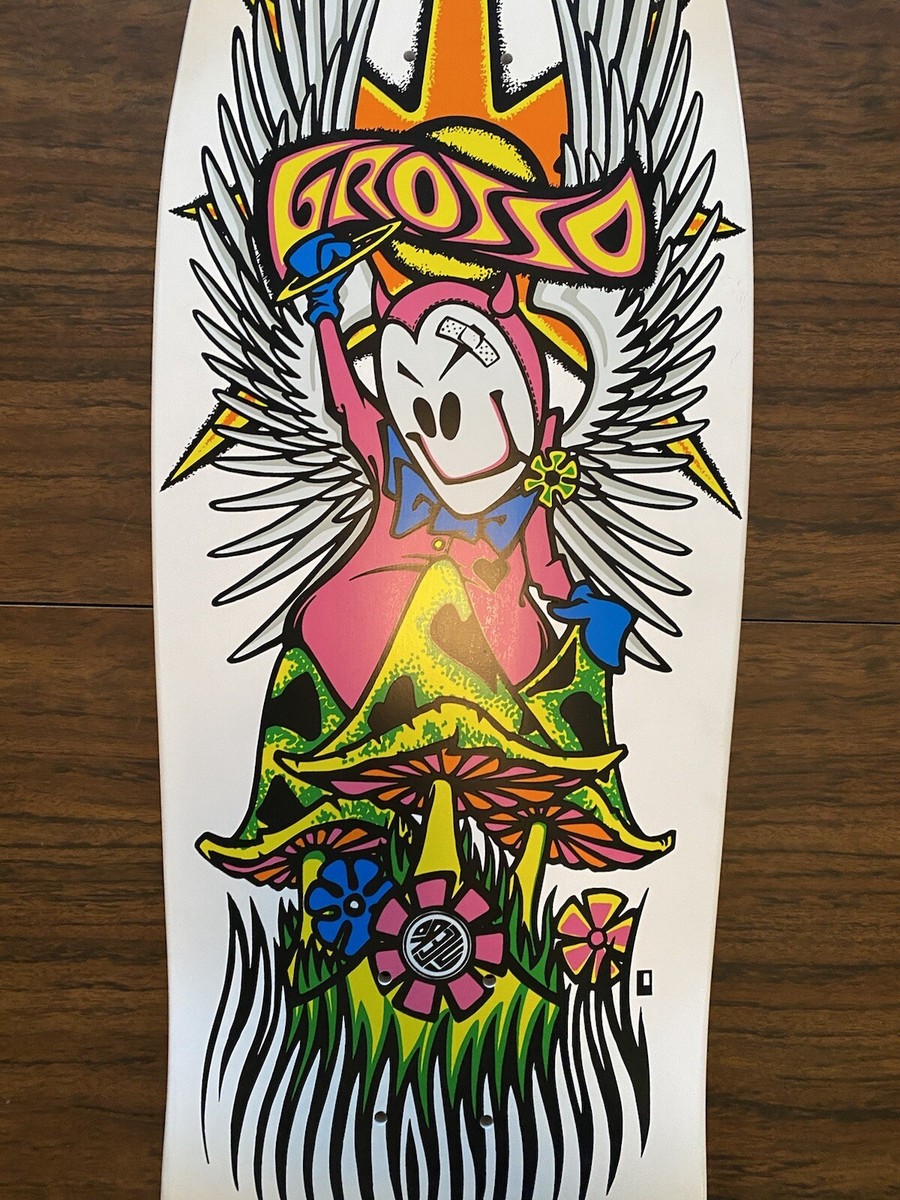 Black Label Jeff Grosso Forever Skateboard Deck White Reissue | eBay