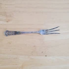 RARE WALLACE OPEN WORK STERLING LEMON FORK 5 1/4" VINTAGE