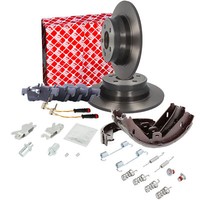 Febi Bremsscheiben 300Mm BeläGe Wako Bremsbacken Satz Hinten FüR Mercedes W212