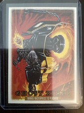 2024 MARVEL MASTERPIECES 92 PLATINUM LEATHER PARALLEL #37 GHOST RIDER