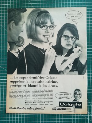 393 Alte Werbung 1960 Colgate Zahnpasta Rücken Sunkiss und Nivea