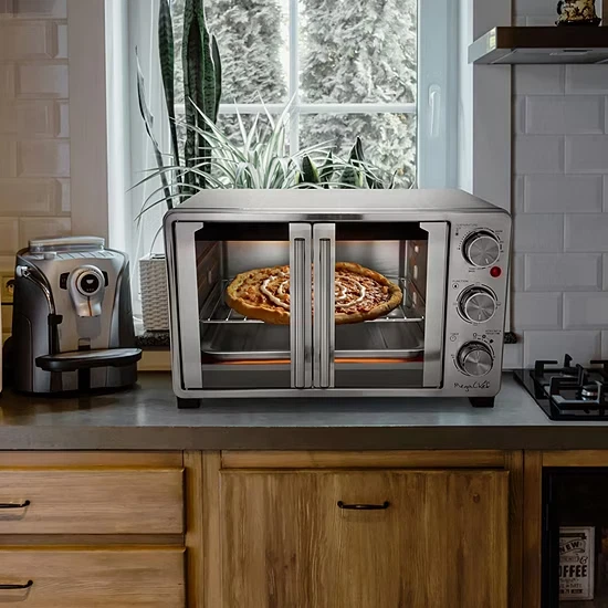MegaChef 25 Quart French Door Multi-Function Electric Toaster Oven with Rotisser
Opens in a new wind