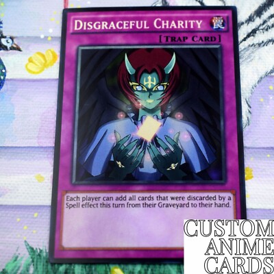 disgraceful charity yugioh card UAE Mint / near mint condition trading card Graceful Charity SDP-040 PSA 6