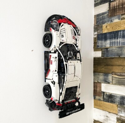 UPGRADE Wall Mount LEGO® Technic™ Porsche® 911 RSR 42096 Display