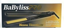 BaByliss Pro Nano Titanium 1" Ultra-Thin Straightener Up To 450 Degrees