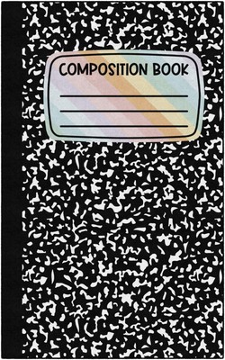 Flagship Carpets Schoolgirl Style Composition Notebook Educational Area Rug f...