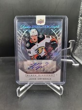 Jamie Drysdale Silver On Black Rookie / 25 ! 2021-22 Black Diamond Hard Auto 