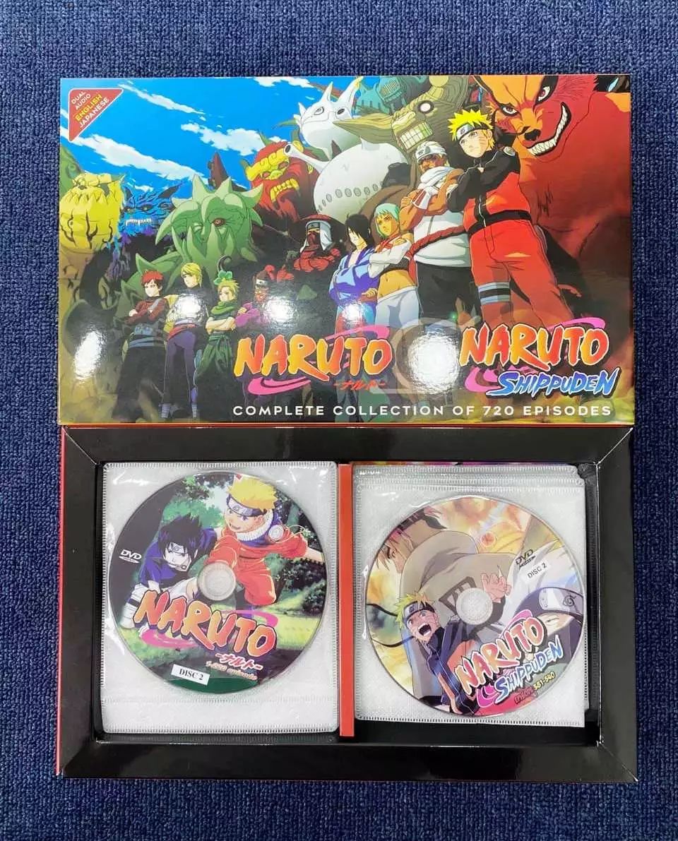 English Dubbed Naruto Shippuden Complete Series DVD Ep 1-720 End FAST SHIP