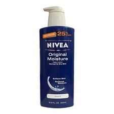 Nivea Original Moisture Daily Body Lotion Vitamin E 16.9 oz Normal to Dry Skin