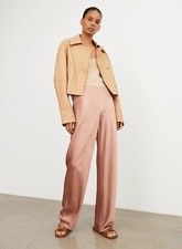 NWT VINCE $1,195 Cropped Lamb Leather Flight ...