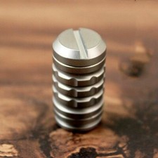 Titanium Knife Lanyard Bead Paracord End Pendant EDC Charm Zipper Pull DIY Beads