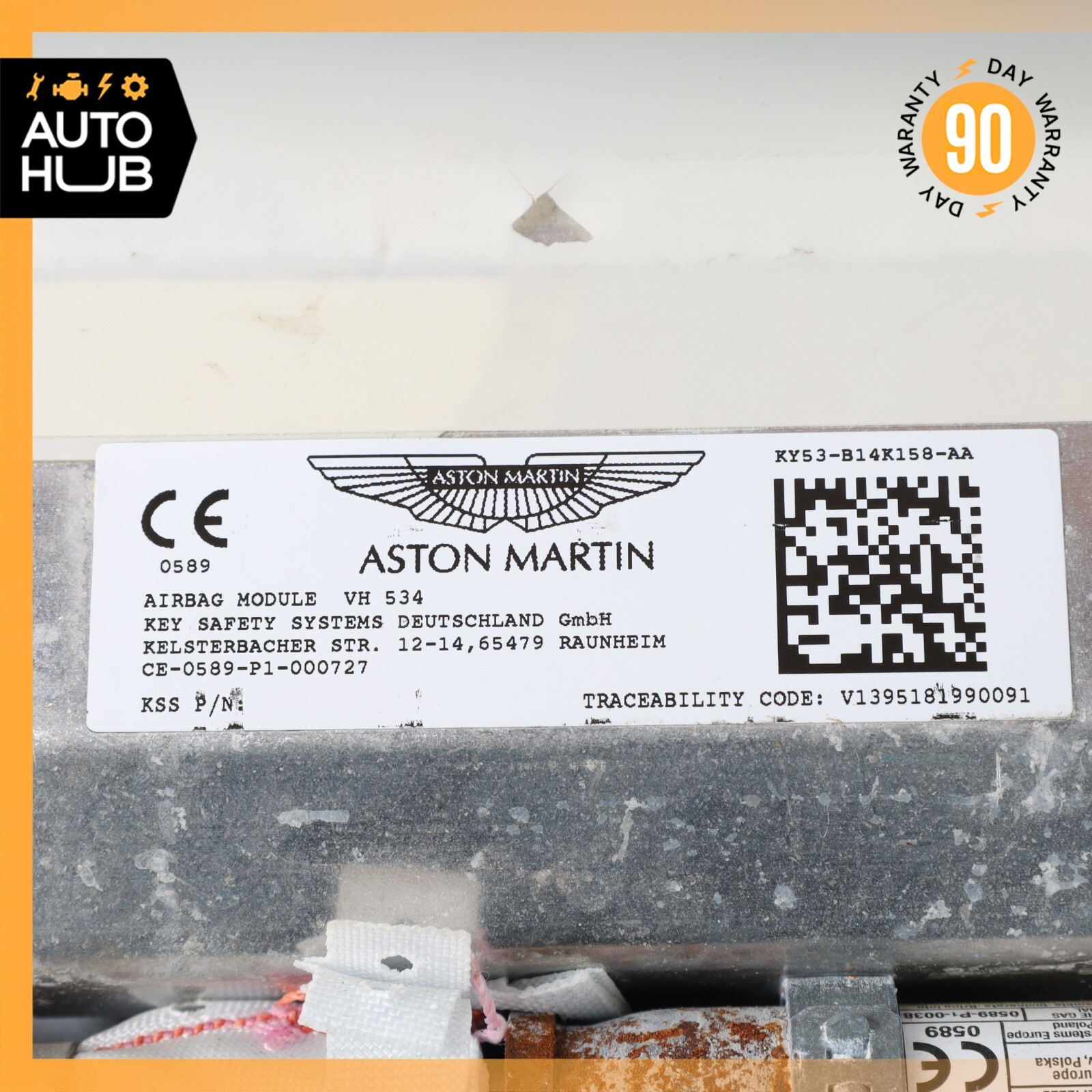 Aston Martin DB11 2019-2023 FRONT+LEFT Airbag P/N FD33611D10AE