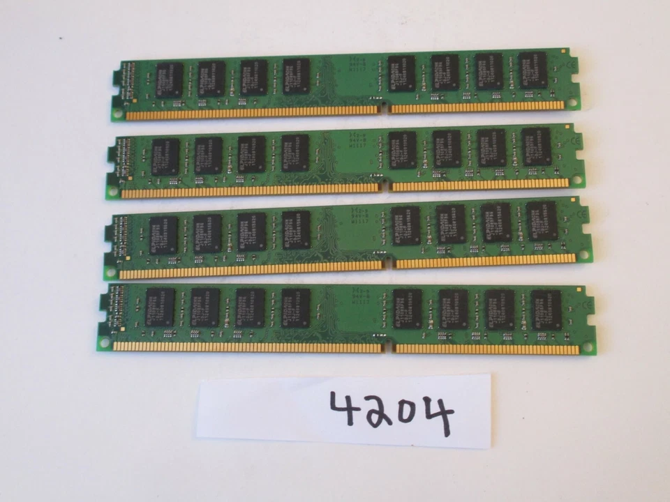 Kingston KTH9600B/2G 4x2Gb=8Gb PC3-10600 1333Mhz DDR3 Desktop Memory RAM (4204) - Image 2 of 2