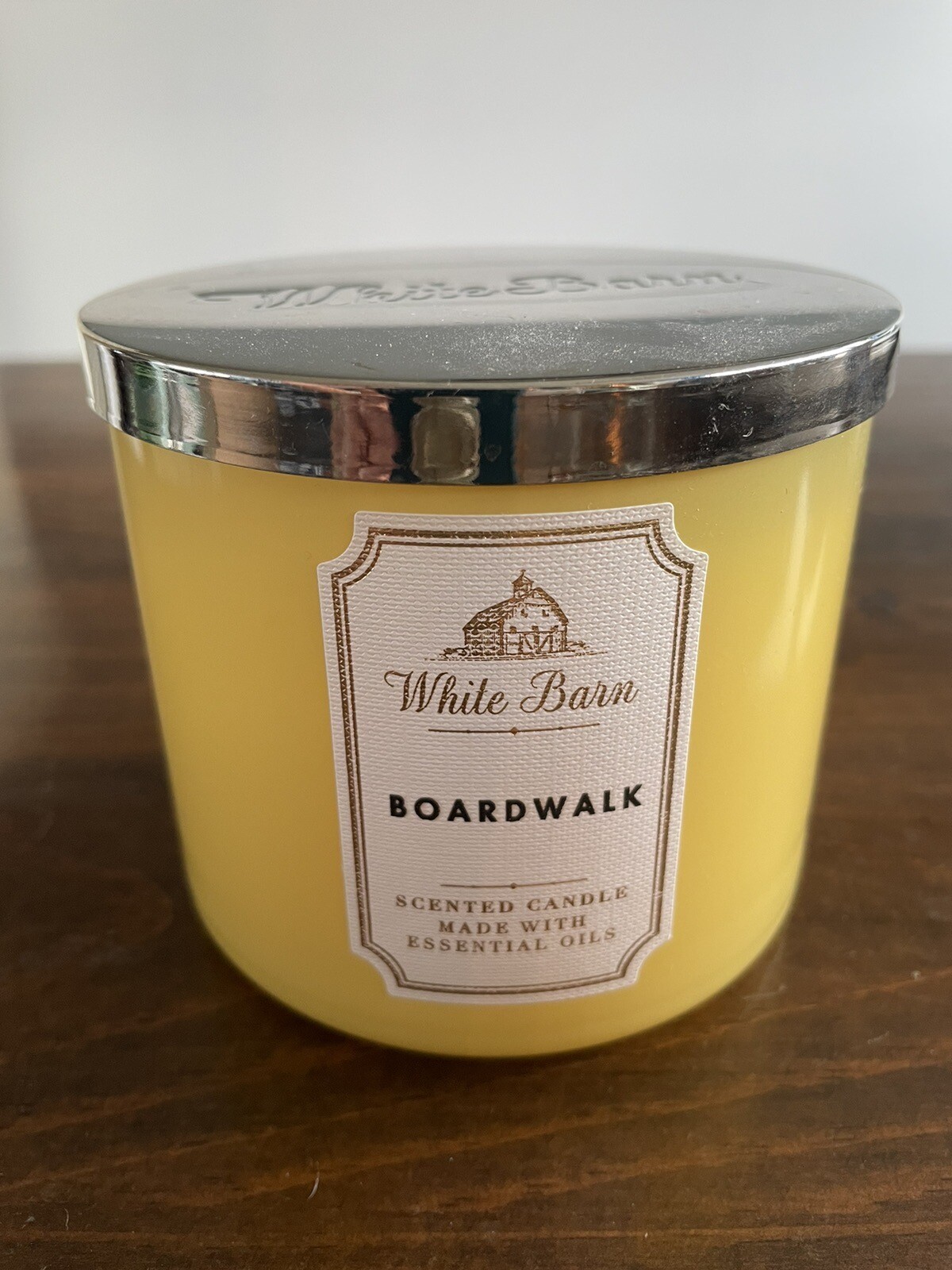 Bath & Body Works White Barn Boardwalk (14.5oz) 3Wick Candle eBay