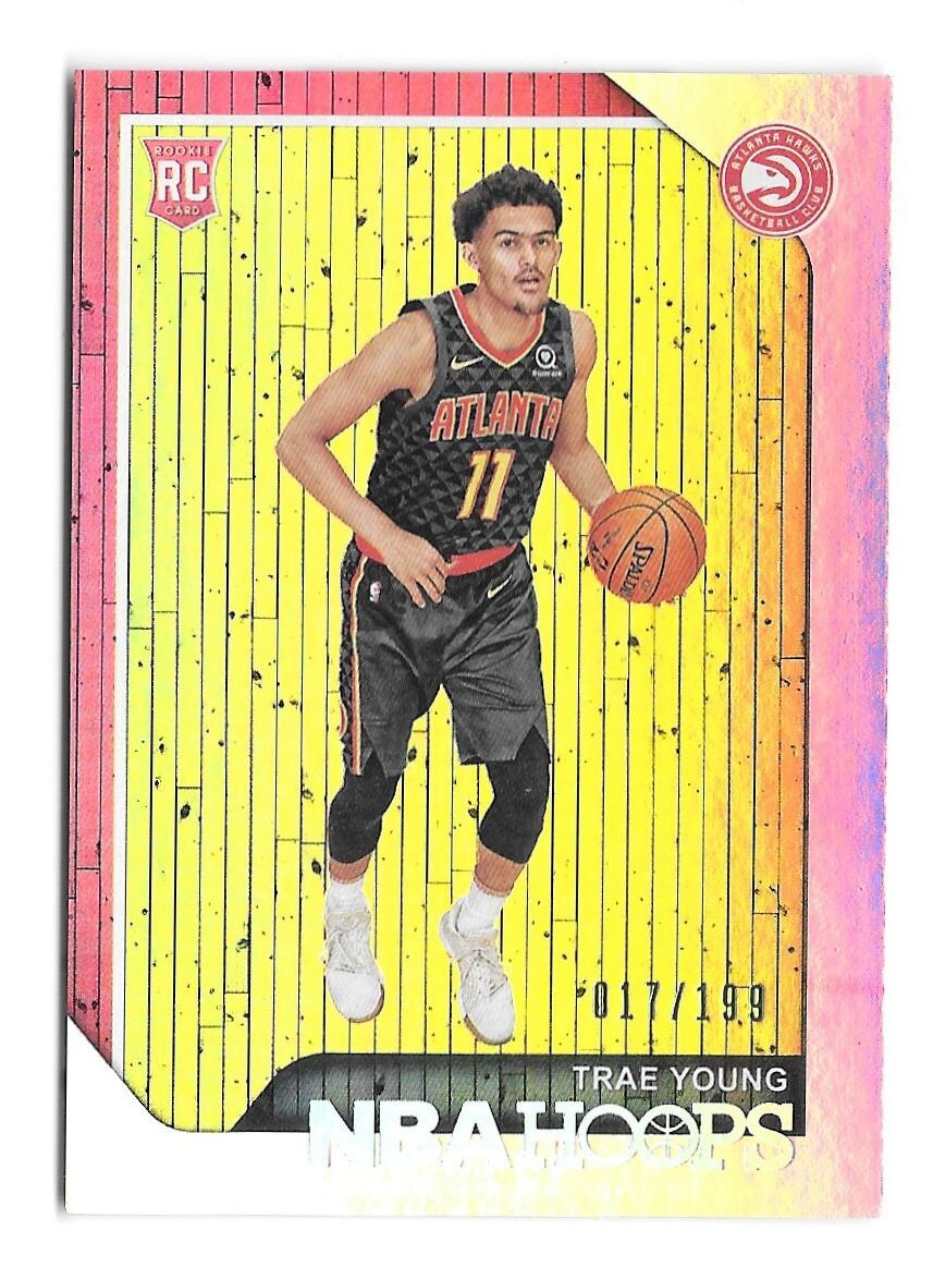 2018/19 NBA Hoops TRAE YOUNG RC  Silver #/199 - ATLANTA HAWKS - #250