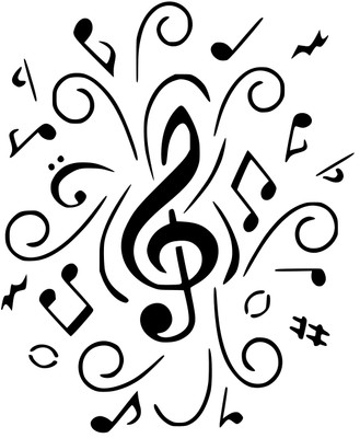 Paisley Eidechse Musik Noten Hexe Schablone 190 Mikron A5 A4 A3 Größen