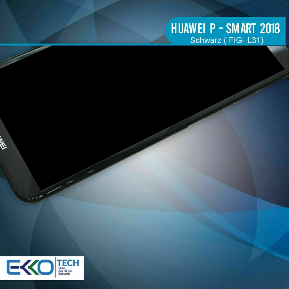 ✅ Huawei P-Smart 2018 LCD Display Bildschirm Schwarz Akku Rahmen Original Ware ✅ - Bild 4 von 4