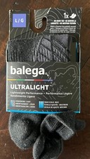Balega Ultralight Lightweight Performance No Show Tab Socks Unisex Size L New