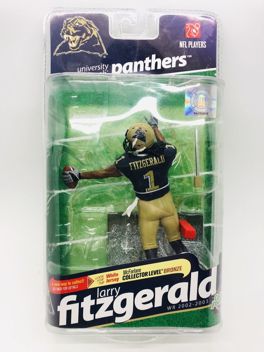 Larry Fitzgerald Pitt Panthers McFarlane Figure NCAA SERIES Larry Fitzgerald Pitt Panthers McFarlane Figure NCAA SERIES