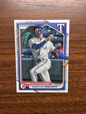 2024 Bowman Sebastian Walcott #BP-81 PROSPECT Texas Rangers Baseball Base Paper
