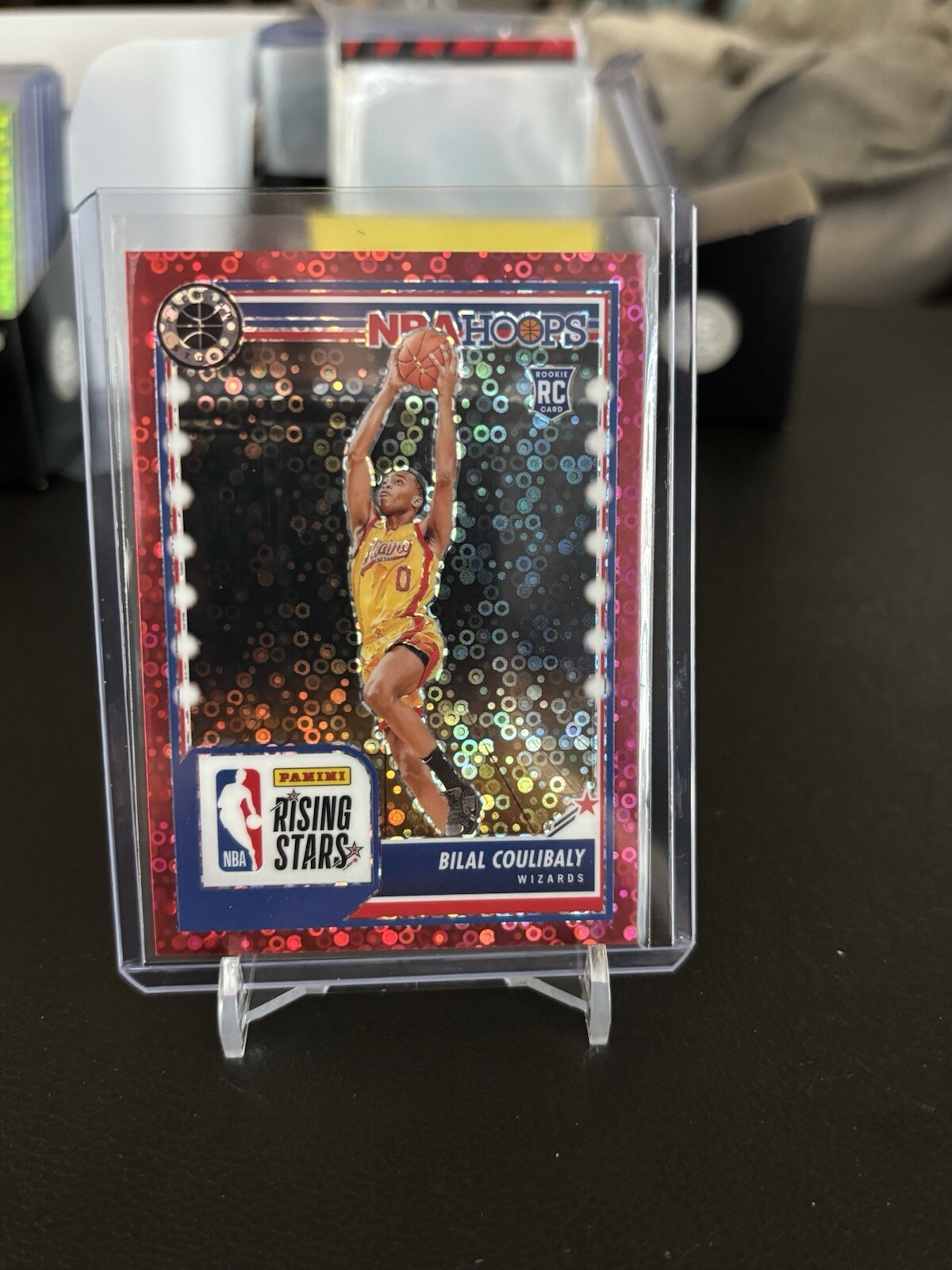 2023-24 NBA Hoops Premium Stock Red Disco /149 BILAL COULIBALY - Rising Stars