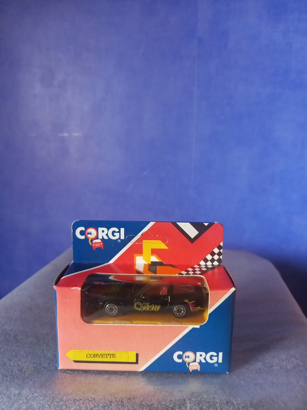 Corgi Junior 90200Corvette 1990 Boxed Matchbox Cars Model.