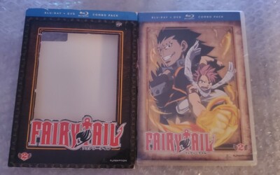 Fairy Tail Part 2: Episodes 13-24 (Blu-ray Disc/DVD, 2011, 4-Disc Set)