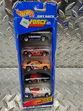 Hot Wheels 5-Car Gift Pack G-Force Stunt Riders Porsche Ferrari Camaro 