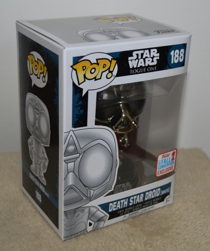 Star Wars Funko pop DEATH STAR DROID 188 NYCC 2017 LE - Imagen 6 de 7
