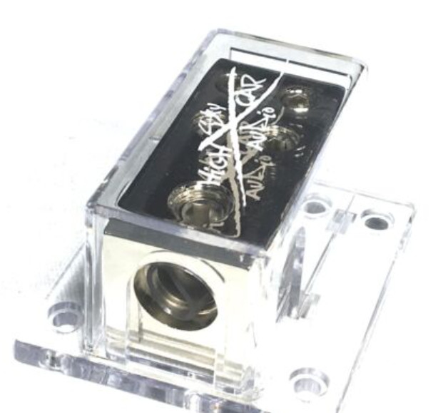 SKY HIGH CAR AUDIO (1) 1/0 to (4) 4 GAUGE DISTRIBUTION BLOCK