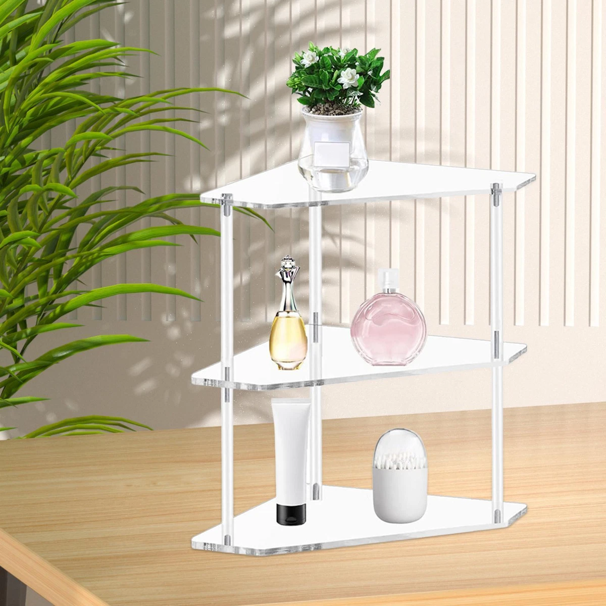 Desktop corner online shelf organizer