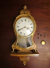 Antique Original Marquise Zenith Bracket Wall Clock Swiss Made