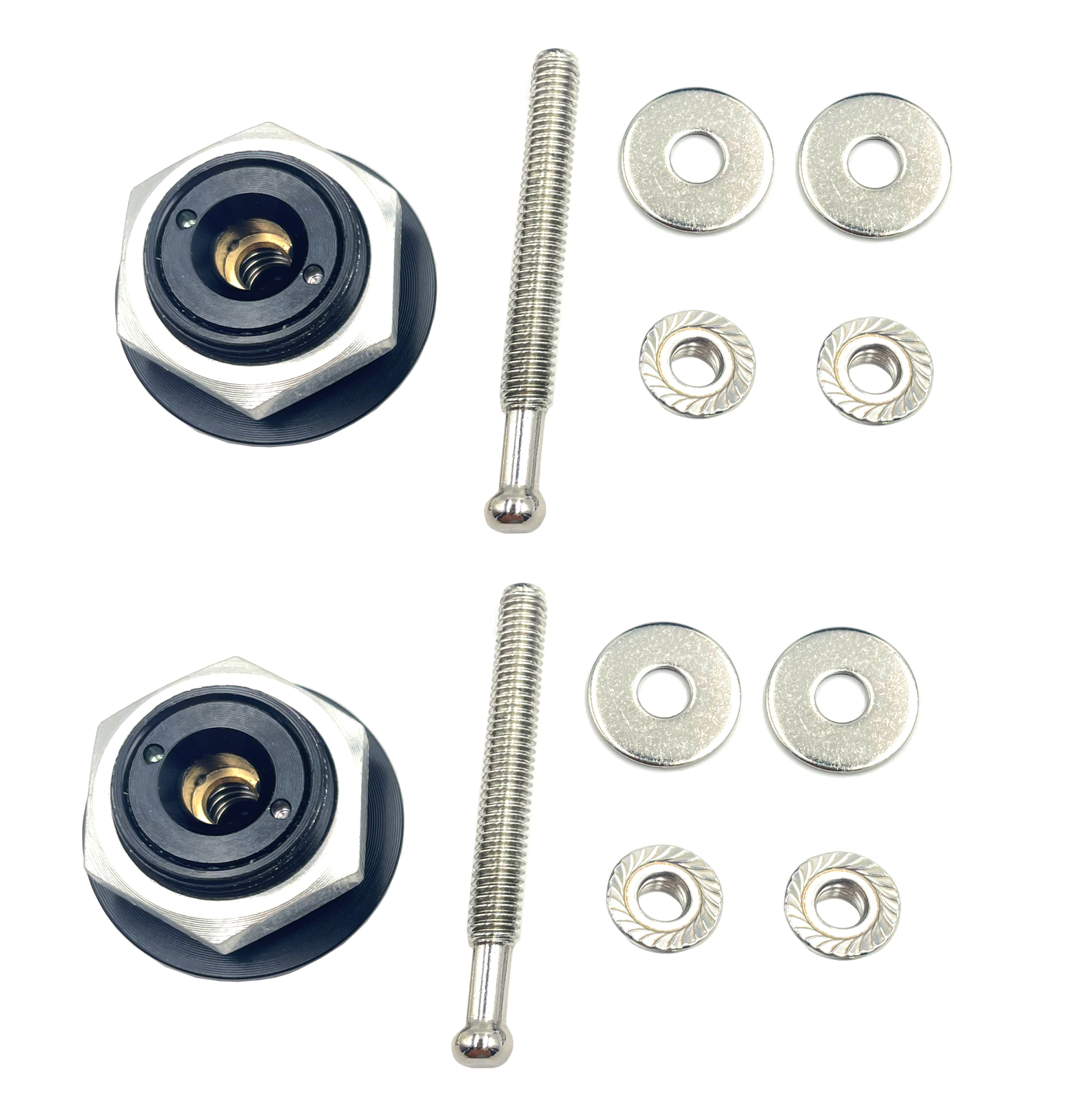 2X New Fastener Push Button 1.25 inch Quick Release Lock Latch Hood Pins eBay