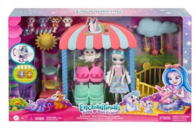 ENCHANTIMALS Animal nursery Set with a doll animals and accessories HLH23