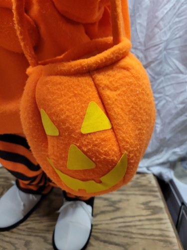 Porch Kids Vintage Halloween Pumpkin 36" Tall Trick-or-Treat Greeter In Box Cool - Picture 8 of 18