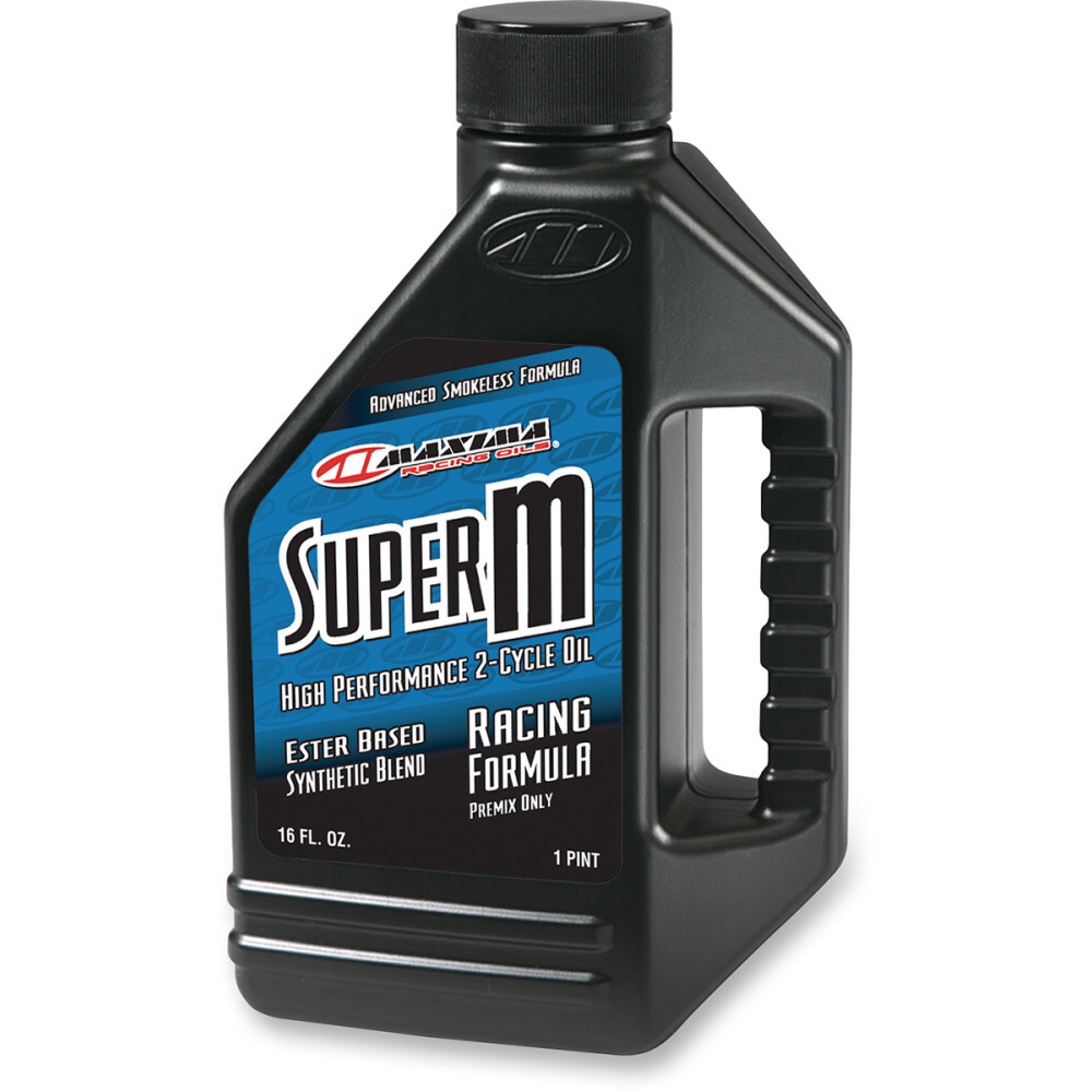 Maxima Racing Oil Super M 2-Stroke Motorcycle, ATV Premix Oil | 1 Pint | 20916