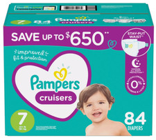 pampers cruisers size 7 70 count