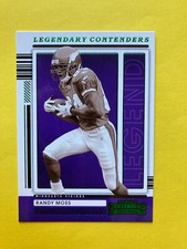Randy Moss  2021 Panini Legendary Contenders green Foil #LGD-RMO HOF Vikings