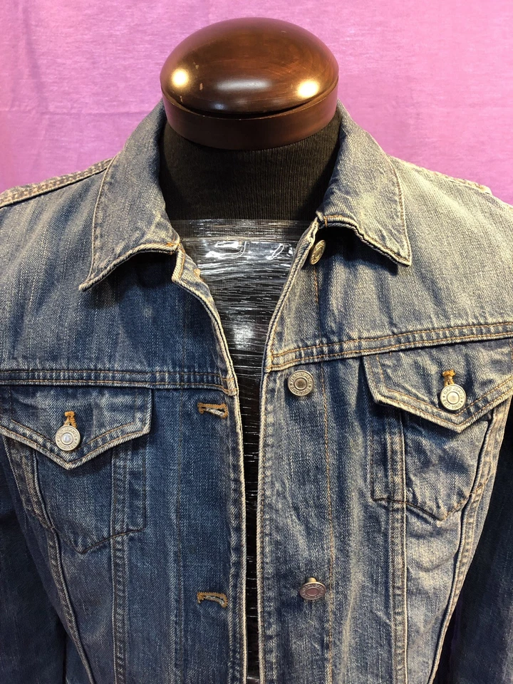 Womens YOUTH L Large GAP Truckers Jean Denim Jacket  - Image 2 of 4