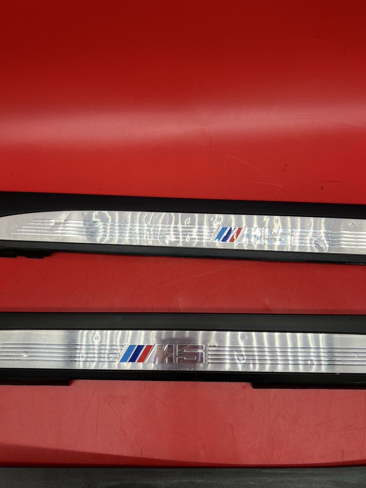 20062010 BMW M5 E60 Door Sills Kick Plates Trim OEM eBay