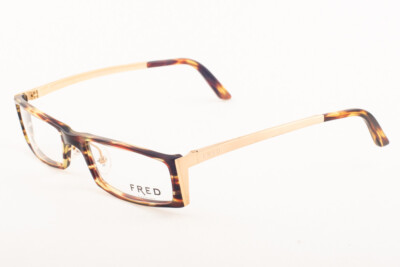 FRED ST. MORITZ C1 3 Havana / Gold Eyeglasses C1 003 52mm