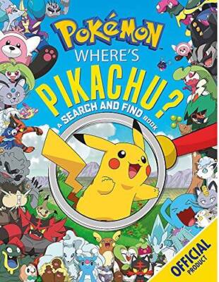 Wheres Pikachu A Search and Find Book: Official Pokmon - Paperback - GOOD